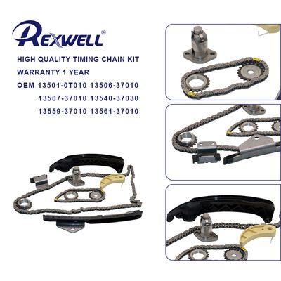 13559-37010 13501-0T010 13506-37010 13507-37010 13540-37010 13561-37010 Engine Valve Timing Chain kit for  Toyota Yaris Verso Prius 2ZR 1.8